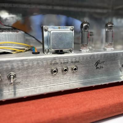PHAEZ Asheville 15w 2 x EL84 Tube Amp Head - Diamond Plated image 6