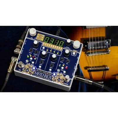 Electro-Harmonix Mod Rex Polyrhythmic Modulator Guitar Pedal with Four Modulation Sections, Four LFO Shapes, and 100 Storable Presets image 6