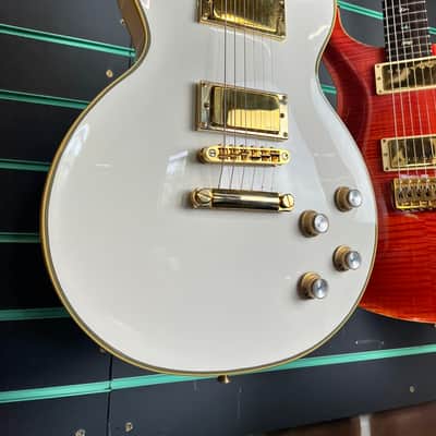 Epiphone Ltd. Ed. Bjorn Gelotte 'Jotun' Les Paul Custom Outfit Bone White 2017 image 4