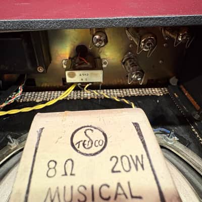 2 Vintage Teisco Tube Amps Express 5 + Northland Canadiana MIJ JAPAN Tremolo + Reverb RARE image 7