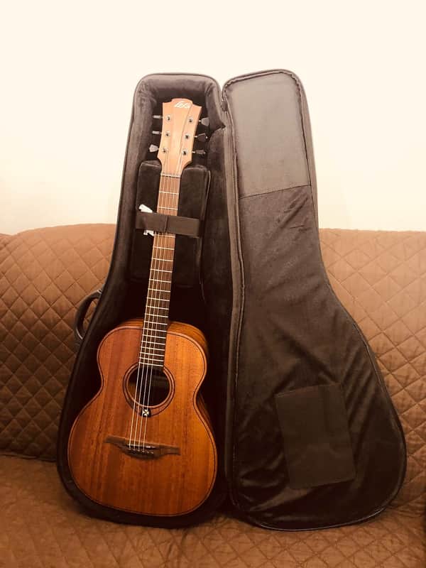 Lag TRAVEL-KA Travel Series Massive Khaya Top & Neck 6-String Acoustic Guitar w/Softshell Case image 1