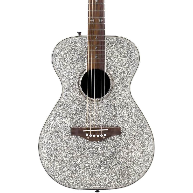 Daisy Rock DR6206 Pixie Rock Acoustic Silver Sparkle image 2