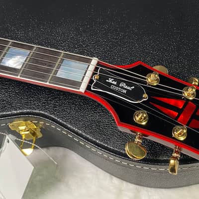 NEW! Gibson Dealer Select Custom Shop Les Paul Custom Red Widow AAA Figured Flame Top - Authorized Dealer - 10 lbs - G07343 image 6