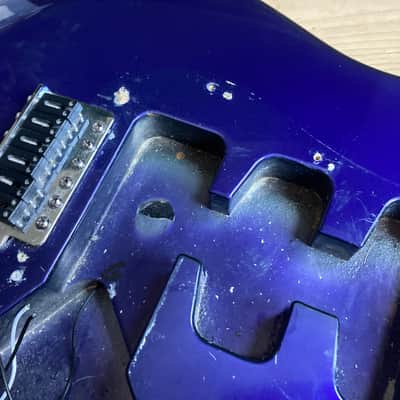 Fender Stratocaster Standard Electric Guitar Body Mexico Strat Blue 1998 image 5