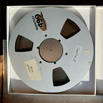 Capture 1/4" 3600' tape on Quantegy 499 1/4" metal Reel - box included (up to 2 available) image 2