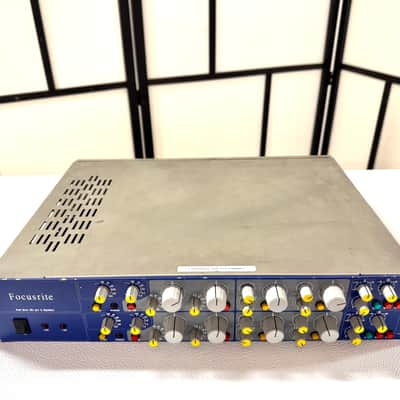 Vintage Focusrite ISA 215 Dual Mono Mic Pre and Equalizer 1990s - Blue image 2