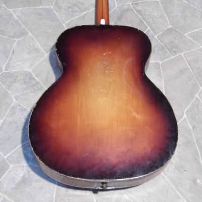 rare vintage VOSS archtop Jazz F-hole GUITAR GIMA Gitarre Germany 1960 image 2