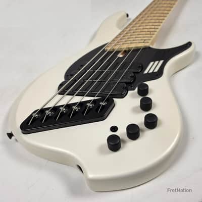 Dingwall NG3 6-String Matte Ducati White Pearl Bass w/ Bag 9.72lbs #19965B B-Stock image 6