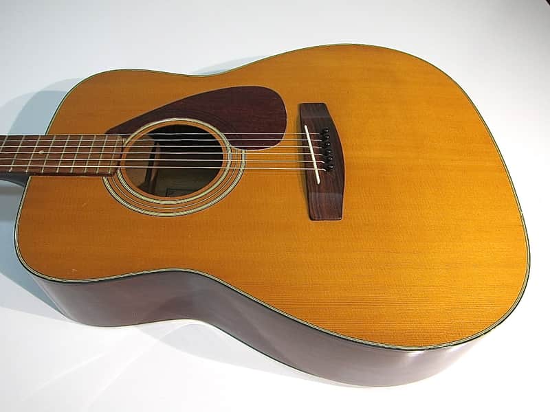Vintage 1972 Yamaha FG 160 Acoustic Guitar Natural Clean All 