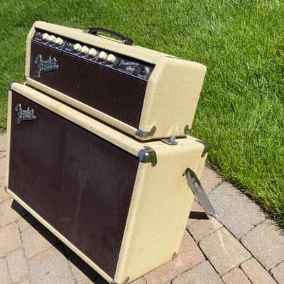 Fender Tremolux Piggy Back Amp 1962 - Beige Tolex image 2