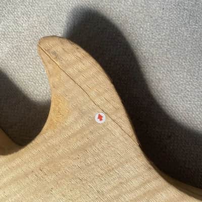 Tiger Maple Top Basswood Guitar Body image 3