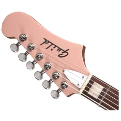 Guild Surfliner Deluxe Electric Guitar w/GFV - Rose Quartz Metallic - Open Box image 4