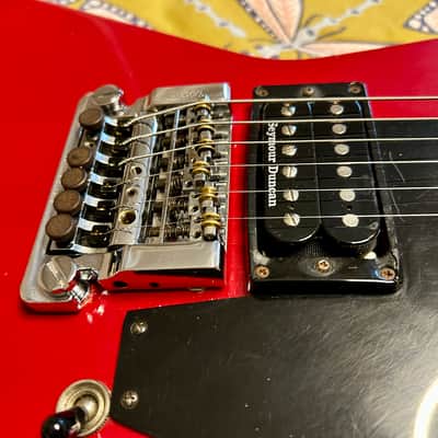 Gibson USA Explorer 1984 with factory Kahler Tremolo Bridge - Ferrari Red image 9