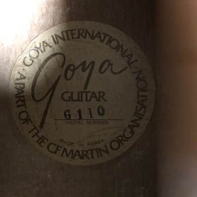 Vintage Goya (C. F. Martin) Classical Guitar with Case image 2