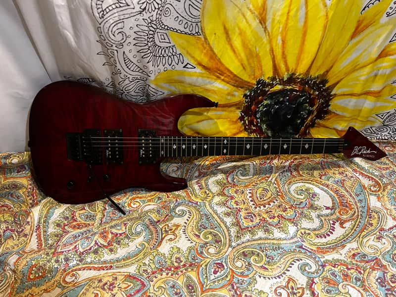 BC Rich ASM NJ Series Electric Guitar w Speedloader Floyd Rose image 1