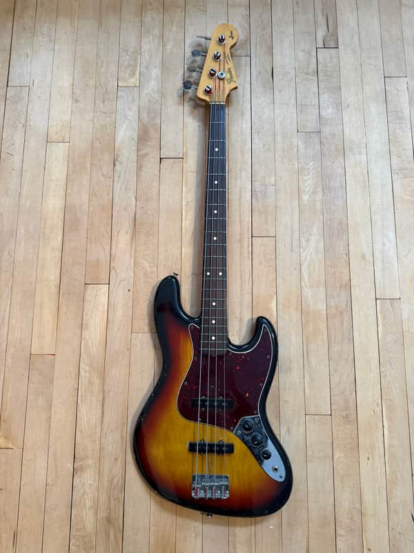 1982 Fender JV '62 Jazz Bass  Sunburst Lacquer image 1