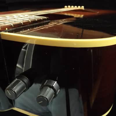 Super RARE Vintage Guild D-40CE Sunburst Acoustic Electric Cutaway 1980-81! image 15