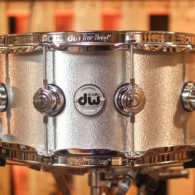 DW 6.5x14 Collector's 3mm Wrinkle Coat Aluminum Snare Drum - DRVA6514SVC image 1