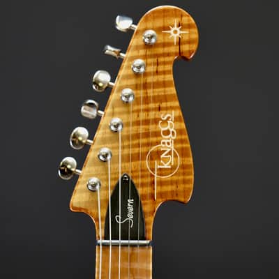 Knaggs Chesapeake Severn Trem Amber Gloss Roasted Alder/Flamed Maple image 5