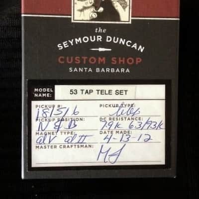 Seymour Duncan '53 tapped tele set 2013 image 1