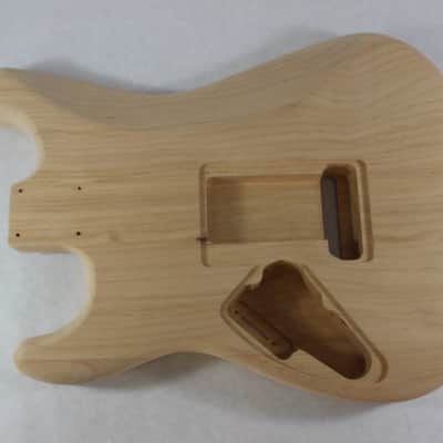 Unfinished Alder SSS Strat Stratocaster body Fits Fender neck J1547 image 3