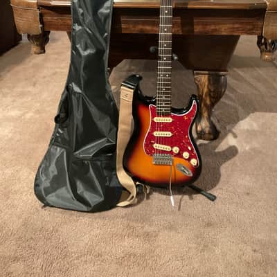 Fender Squire  Stratocaster  with new gigbag and strap image 1
