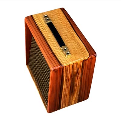 Unique Ashen 1x10 Handmade Redwood Guitar Cabinet w/ Jensen C10R Speaker image 3