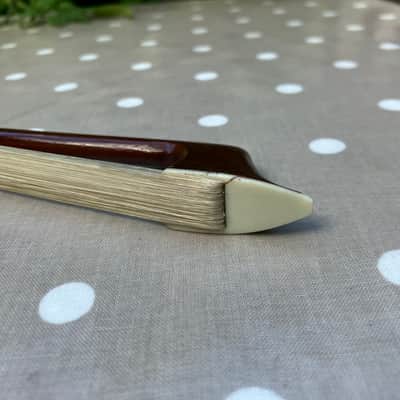 Double Bass French Bow- New Hair - Great Condition - Lovely Clear Articulate image 7