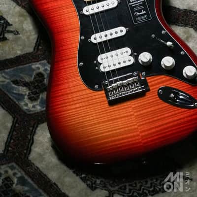 Fender Player Stratocaster HSS Plus Top with Maple Fretboard 2019 - Aged Cherry Burst image 1