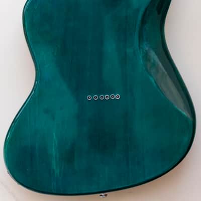 Fender Telemaster Jazzcaster Teal Green  Transparent Custom Offset guitar - USA rosewood neck image 3