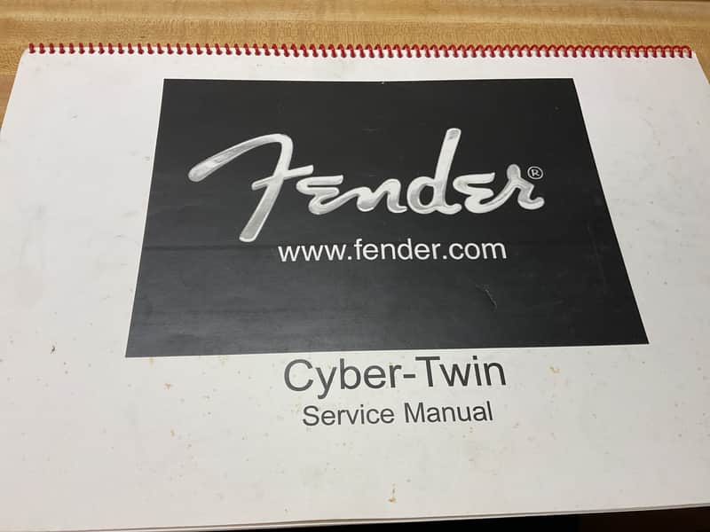 Fender Cyber-Twin Service Manual image 1