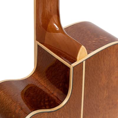 Stagg SA45 DCE-LW 45 Series Dreadnought Cutaway Acoustic-Electric Guitar image 7