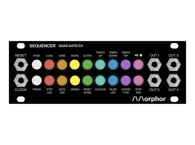 Morphor Sequencer 1U Quad CV / Gate Sequencer image 1