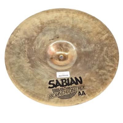 Used Sabian AA Sound Control Crash/Ride Cymbal 18" 1330 grams - Good image 3