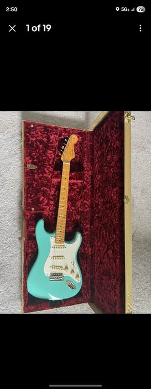 Fender American Vintage II 1957 Stratocaster - Sea Foam Green 2024 - Seafoam green image 1