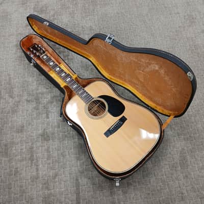 Vintage 1973 Morris W-40 Dreadnought w/ Original Hard Shell Case image 23
