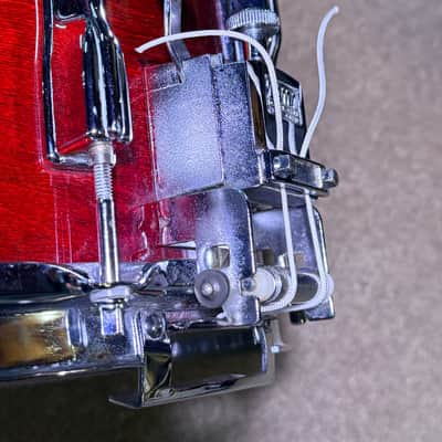 Tama AW458 Superstar Mastercraft Artwood Birch 8x14" Snare Drum with Roller-Action Strainer 1981 - 1986 - Super Mahogany image 13