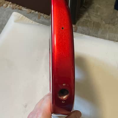 2008 Charvel USA San Dimas 2H Metallic Red Stratocaster Style Guitar Body Floyd Ready image 13