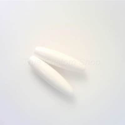 True Custom Shop® White Tremolo Arm Tips for Fender Stratocaster Strat 2pk image 2