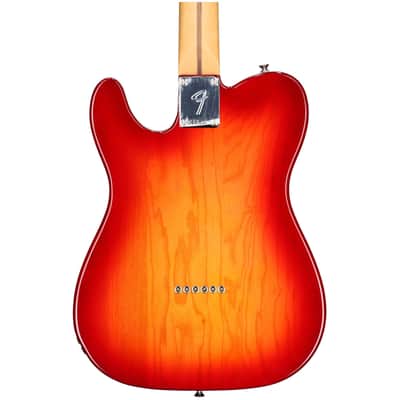 Fender Player II Telecaster Chambered Ash Electric Guitar, Aged Cherry Burst image 5
