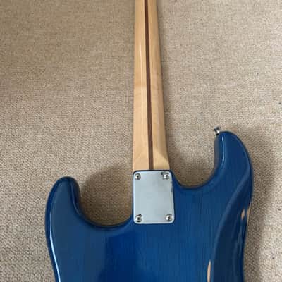 Fender Stratocaster Limited Edition Highway One (Trans Blue, Maple) Aged Relic image 8