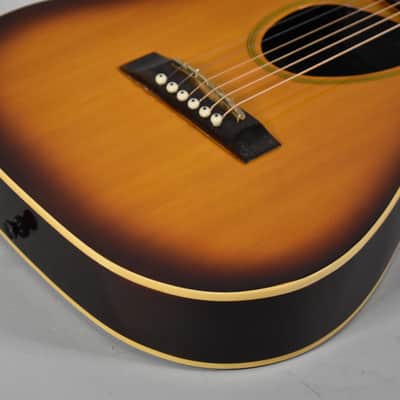 1980s Kramer Ferrington Sunburst Finish Left-Handed Acoustic Electric Guitar image 7