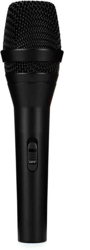 Cardioid Dynamic Vocal Microphone with On/Off Switch, XLR Connector, Professional Studio & Live Performance Cardioid Mic for Live Vocals, and Recording, Black image 1