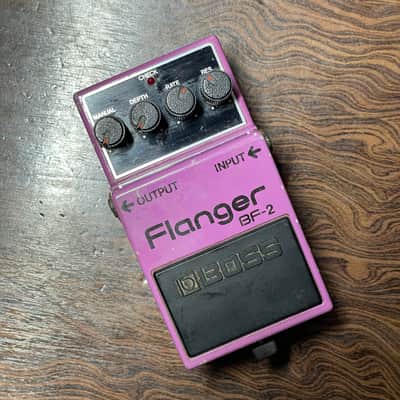 Boss BF-2 Flanger 1980-1984 (Black Label) Made In Japan | Reverb