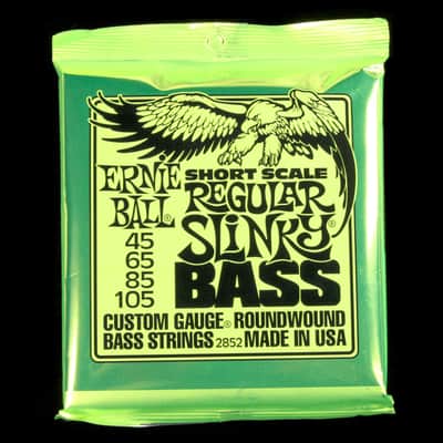 Ernie Ball Short Scale SlinkyBass Guitar Strings (45-105) image 1