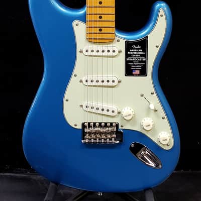 Fender American Professional Classic Stratocaster - Faded Lake Placid Blue w/FREE Pro Set Up image 1