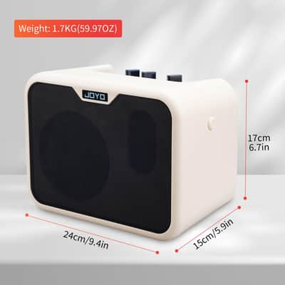 JOYO 10W Mini Bass Amp Bass Guitar Practice Amp Combo Bass Amplifier Portable Small Battery Powered Bass Amp Dual Channel (MA-10B) image 6