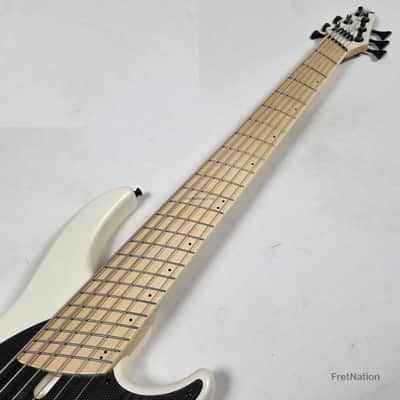 Dingwall NG3 6-String Matte Ducati White Pearl Bass w/ Bag 9.72lbs #19965B B-Stock image 16