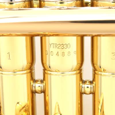 YAMAHA B-flat trumpet YTR-2330, Lacquer finish, Made in Japan [SN D04889] [05/09] image 2