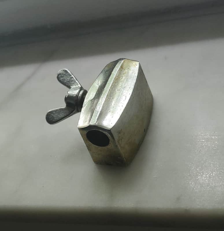 Vintage 1960s 1970s JAPAN MIJ FLOOR TOM LEG & CYMBAL L ARM Holder Mount Bracket STENCIL HOSHINO PEARL STAR (a) image 1